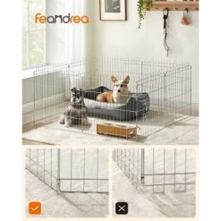 FEANDREA Welpenauslauf Faltbar Silber 13 FEANDREA Welpenauslauf Faltbar Silber -Haustierprodukte 034ea72164e2d85ffd165bc01eed11e8005d1053 1500911 de DE 03c91631d21984ef458b2fa9f7cd39f7872b30caQK2LbG