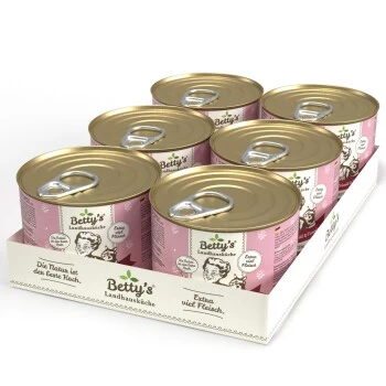 Betty's Landhausküche Rind Pur Mit Leinöl 6 X 200g Für Katze 7 Betty's Landhausküche Rind Pur Mit Leinöl 6 X 200g Für Katze – Bild 7