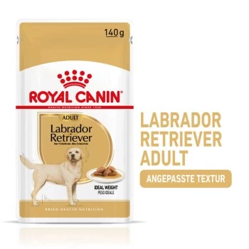 ROYAL CANIN Labrador Retriever Adul Stückchen In Soße 10x140g 2 ROYAL CANIN Labrador Retriever Adul Stückchen In Soße 10x140g – Bild 2