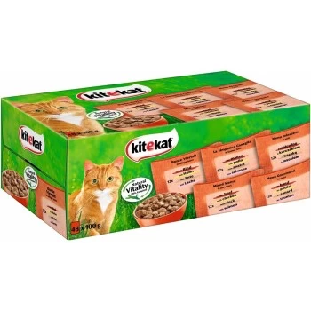 Kitekat Landpicknick In Saftiger Soße Multipack 48 X 100g Bunte Vielfalt, In Sauce 1 Kitekat Landpicknick In Saftiger Soße Multipack 48 X 100g Bunte Vielfalt, In Sauce