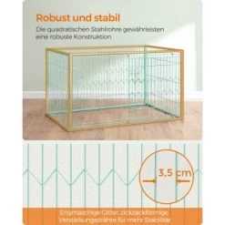 FEANDREA Welpenauslauf 4-teilig Schwarz Mintgrün -Haustierprodukte 22d1b154d9cff87e3a3a2ffe7cbbc78b0cd24efd 1500915 de DE 7aca3d6dfd7254496c1f4ba10fbf1fa941c3f492m2gjrW