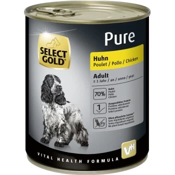 SELECT GOLD Pure Adult Huhn 6x800 G 1 SELECT GOLD Pure Adult Huhn 6x800 G