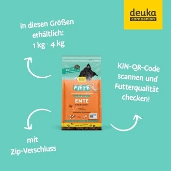 Fiete Adult Soft Ente Deutsches Premium-Trockenfutter 1 Kg 6 Fiete Adult Soft Ente Deutsches Premium-Trockenfutter 1 Kg – Bild 6