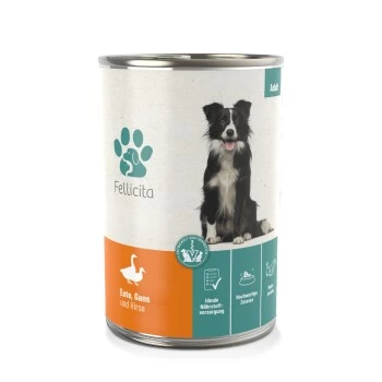 Fellicita Ente, Gans & Hirse 6x 400g 1 Fellicita Ente, Gans & Hirse 6x 400g