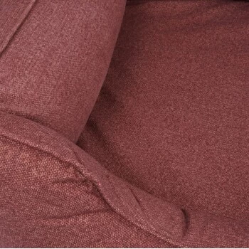 Knuffelwuff Orthopädisches Wasserabweisendes Hundebett Malou Aus Velours Mit Handwebcharakter Rot M-L 2 Knuffelwuff Orthopädisches Wasserabweisendes Hundebett Malou Aus Velours Mit Handwebcharakter Rot M-L – Bild 2