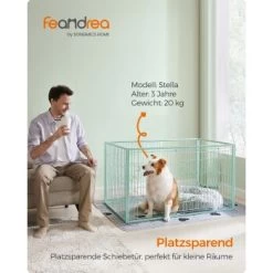 FEANDREA Welpenauslauf 4-teilig Schwarz Mintgrün -Haustierprodukte 54b6eaf096eddc682db9f38a2def8fc58cc177d1 1500915 de DE 3fae71867cdf384168e56ae007ba5cefcf26b66eKCULuj