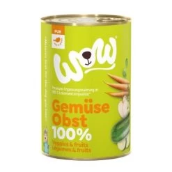 WOW Pur Adult Gemüse Obst 6x400g