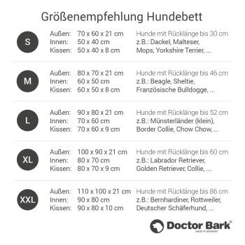 Doctor Bark Hundebett Grau S 8 Doctor Bark Hundebett Grau S – Bild 8