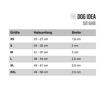 THE DOG IDEA Biothane Halsband Orange Schwarz XS 2 THE DOG IDEA Biothane Halsband Orange Schwarz XS – Bild 2