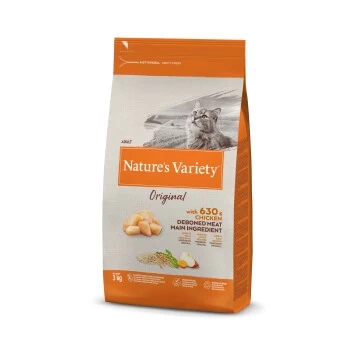 Nature's Variety Original Kroketten Für Ausgewachsene Katzen Mit Entbeintem Huhn 3 Kg 1 Nature's Variety Original Kroketten Für Ausgewachsene Katzen Mit Entbeintem Huhn 3 Kg