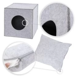 Lionto Katzenhöhle Aus Filz + Kissen - Regalhöhle Hellgrau 12 Lionto Katzenhöhle Aus Filz + Kissen - Regalhöhle Hellgrau -Haustierprodukte 6e0643927846824ceee275749bce7b9d4904b95b 1657087 de DE dfa15b7ed9535d6d02496ce8bc5da43f80e81d13GWlv0l