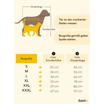 Lionto Hundetransportbox - Faltbar - Schwarz S 7 Lionto Hundetransportbox - Faltbar - Schwarz S – Bild 7