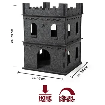 Canadian Cat Company Filz Katzenburg Felty Fort 8 Canadian Cat Company Filz Katzenburg Felty Fort – Bild 8
