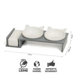 Canadian Cat Company Futterbar Cat Diner Grau/ Weiß -Haustierprodukte a1749dc749ef9378e1522943219047ad2caf363c 1360972 de DE 16adc71ffe2ce783af8ba45666487ebbf8a915f9ulriEq