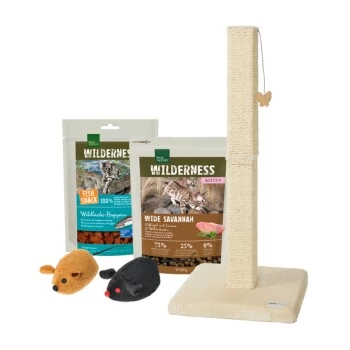 AniOne REAL NATURE WILDERNESS Starterpaket Für Kitten + Kratzbaum 1 AniOne REAL NATURE WILDERNESS Starterpaket Für Kitten + Kratzbaum