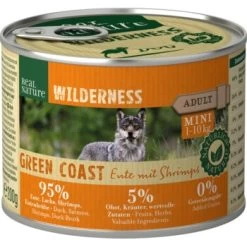 REAL NATURE WILDERNESS Adult Green Coast Ente Mit Shrimps 6x200 G