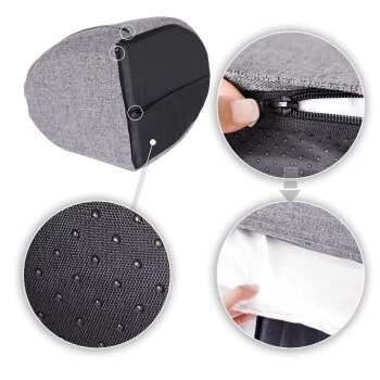 Lionto Katzenhöhle Mit Wendekissen Hellgrau 5 Lionto Katzenhöhle Mit Wendekissen Hellgrau – Bild 5