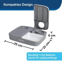 PetSafe Futterautomat Für 2 Mahlzeiten -Haustierprodukte bbe9cab735d5b9f4c0eedd0a56c673f98bfc289d 3af10beb3f1b8fffe2d66d9f1441f88b00169941