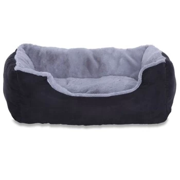 Lionto Hundekissen, Hundebett / Katzenbett Mit Wendekissen Grau/ Schwarz S 1 Lionto Hundekissen, Hundebett / Katzenbett Mit Wendekissen Grau/ Schwarz S