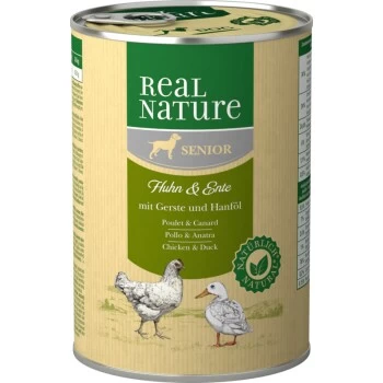 REAL NATURE Senior Huhn & Ente 6x400 G 1 REAL NATURE Senior Huhn & Ente 6x400 G