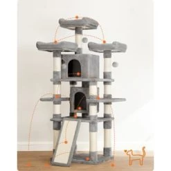 FEANDREA Katzenbaum 172cm Hellgrau Hellgrau -Haustierprodukte d27fb96c960f00e50380c1cb036280dbeb20ff7b 1483575 de DE ff572f78a4add3dd274609855f0815c625e0cf734GaXX8