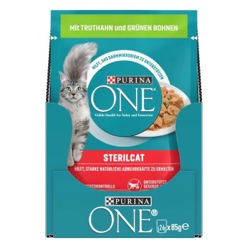 Purina ONE Sterilcat 26x85g Mit Truthahn Und Grünen Bohnen 11 Purina ONE Sterilcat 26x85g Mit Truthahn Und Grünen Bohnen – Bild 11
