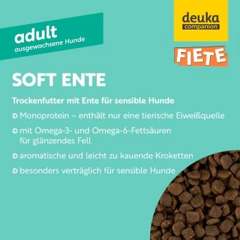 Fiete Adult Soft Ente Deutsches Premium-Trockenfutter 1 Kg 8 Fiete Adult Soft Ente Deutsches Premium-Trockenfutter 1 Kg – Bild 8