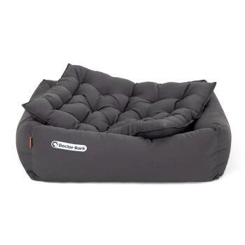 Doctor Bark Hundebett Grau S 2 Doctor Bark Hundebett Grau S – Bild 2