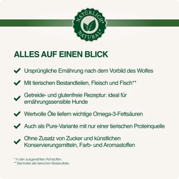 REAL NATURE WILDERNESS Mini Adult Mischfütterungs-Set 7tlg. 3 REAL NATURE WILDERNESS Mini Adult Mischfütterungs-Set 7tlg. – Bild 3