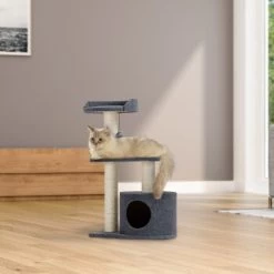 AniOne Kratzbaum Ebony -Haustierprodukte f895f7c9151333c5982558fa2736b9843bb899ae bcf044187a9833fb2c03da401c1194f14903d3b8