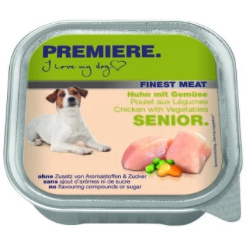 PREMIERE Finest Meat Senior Huhn Und Gemüse 10x150g